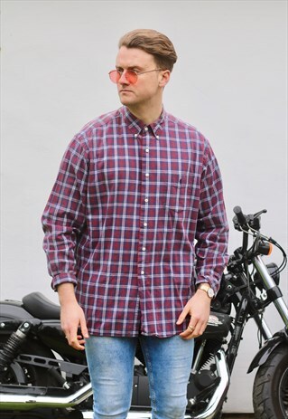 RALPH LAUREN MCMEEL USA PLAID CHECK SHIRT