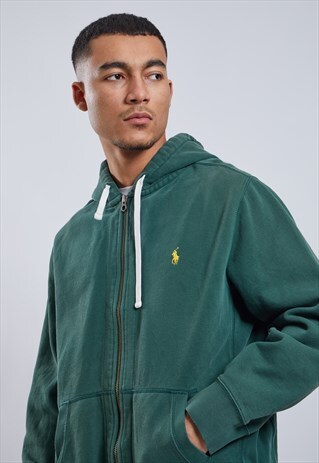 VINTAGE RALPH LAUREN ZIP-UP HOODIE