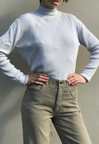 90S CLOUD GREY COTTON VISCOSE TOP