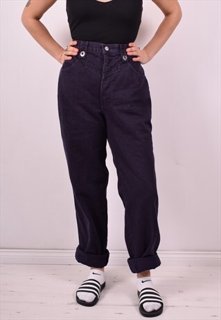WOMENS VINTAGE JEANS W30 L37 BLUE 90S