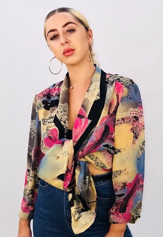 VINTAGE OVERSIZED PATTERN SHIRT