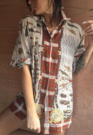OVERSIZED RETRO 90S 80S VINTAGE UNISEX FESTIVAL SHIRT
