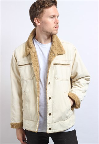 VINTAGE FLEECE LINED CORDUROY JACKET