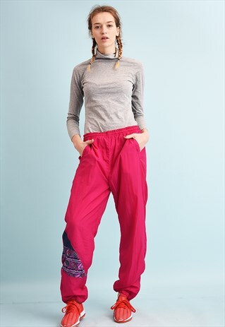 90'S RETRO ATHLEISURE SPORTS TRACKSUIT BOTTOMS