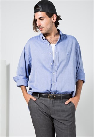 VINTAGE 80S POLO RALPH LAUREN SHIRT/ S4542