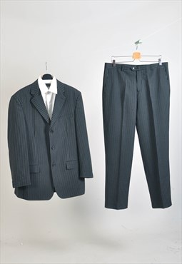 Vintage 90s striped suit