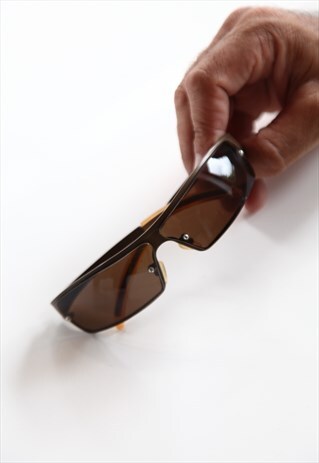 VINTAGE BROWN FRAME, BROWN LENSES