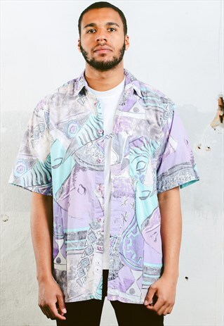 VINTAGE ABSTRACT PATTERN SHIRT