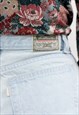 LEVIS VINTAGE CUT OFF SHORTS IN BLUE DENIM CUTOFFS