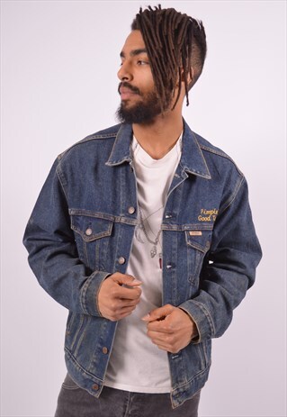 VINTAGE LEVIS STRAUSS DENIM JACKET BLUE