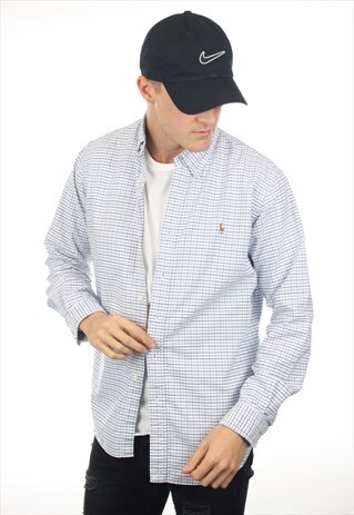 VINTAGE RALPH LAUREN CHECK LONG SLEEVE SHIRT