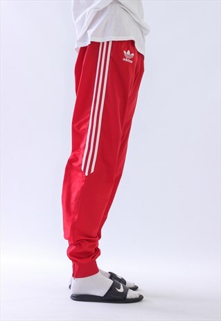 VINTAGE MENS ADIDAS ORIGINALS JOGGER TEAM SUIT PANTS