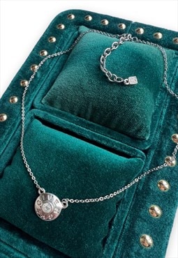 Vintage Givenchy necklace spellout faux gem chain