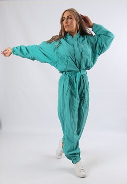 RARE Vintage 1980's ADIDAS Tracksuit UK 12 - 14 M / L (BU1C)