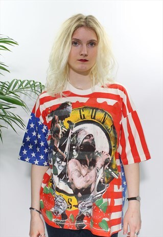 VINTAGE GUNS N' ROSES ALL OVER PRINT T-SHIRT