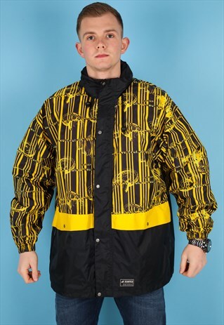VINTAGE WINDBREAKER JACKET IN MULTI NJ743