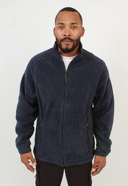 Men's Vintage Chaps Navy Fleece Jacket