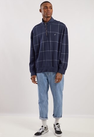 VINTAGE NAUTICA 1/4 ZIP SWEATSHIRT