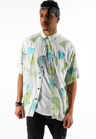 VINTAGE PATTERN SHIRT PSAW236D
