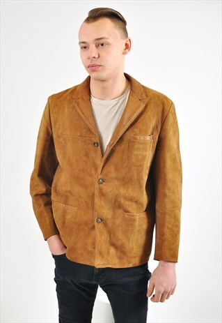 VINTAGE 90'S SUEDE LEATHER JACKET