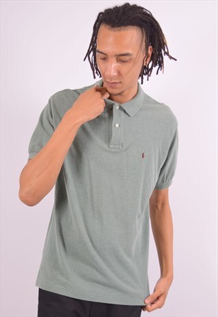 VINTAGE POLO RALPH LAUREN POLO SHIRT GREEN