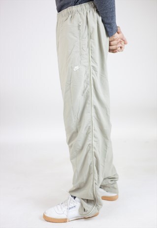 VINTAGE 90'S NIKE BEIGE TRACKSUIT BOTTOMS