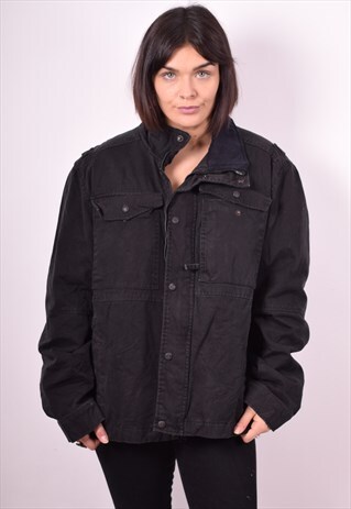LEVI'S WOMENS VINTAGE JACKET LARGE BLACK 90'S