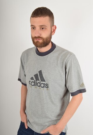VINTAGE ADIDAS TENNIS T-SHIRT SIZE L (2060)