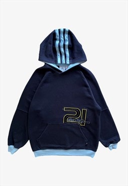 Vintage Y2K Men's Adidas 21 Spell Out Hoodie