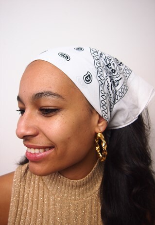 white neck bandana