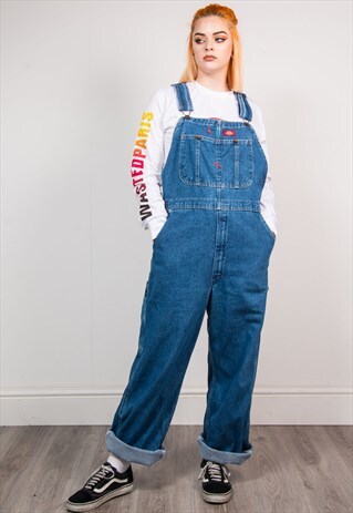 VINTAGE 90'S DICKIES DENIM DUNGAREES