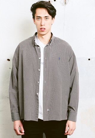 VINTAGE RALPH LAUREN CHECK PRINT SHIRT