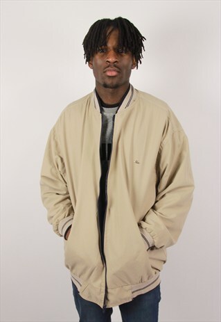 VINTAGE LACOSTE REVERSIBLE BOMBER JACKET