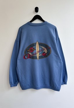 Vintage 90s Quiksilver Buggy Fit Sweatshirt Pullover