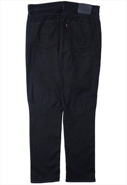 Vintage Levis 511 Slim Navy Trousers Mens