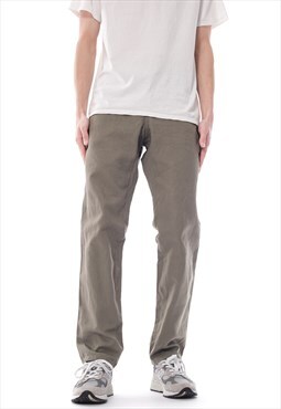 A.P.C. Pants Trousers Linen Cotton Grey