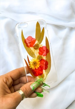 iPhone 6/ 6s Phone Case with Real Pressed Flowers