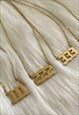 ANGEL NUMBER 111 18K GOLD PLATED NECKLACE GOLD FINISH