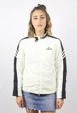 VINTAGE ADIDAS CREAM 90S JACKET