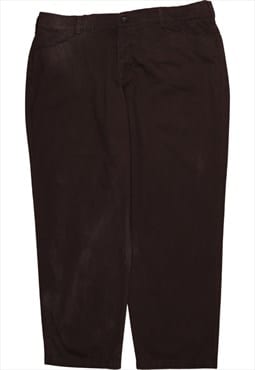 Lee 90's Straight Leg Baggy Trousers / Pants 44 Brown