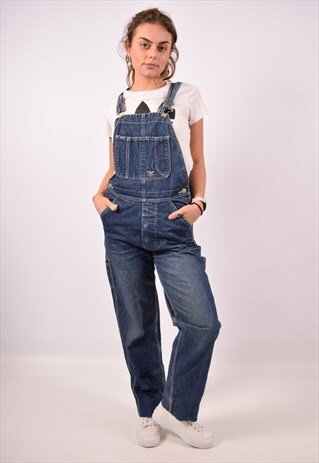 VINTAGE RIFFLE DENIM DUNGAREES BLUE