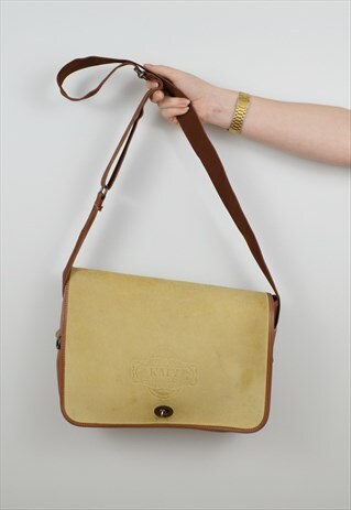 LEATHER MESSENGER BAG