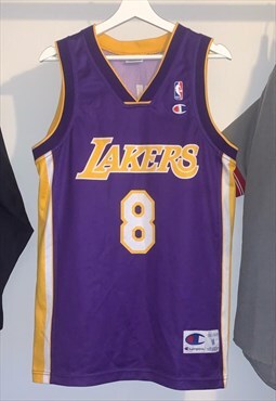 Vintage LA Lakers 1999/01 Champion NBA Basketball Bryant 8