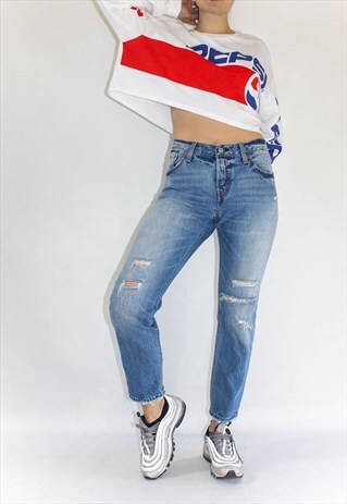 VINTAGE SLIM FIT 501 DISTRESSED LEVI'S