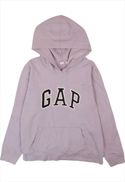 Vintage 90's Gap Hoodie Pullover Spellout Purple XLarge