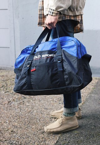 RARE VINTAGE POLO RALPH LAUREN DUFFLE WEEKEND BAG