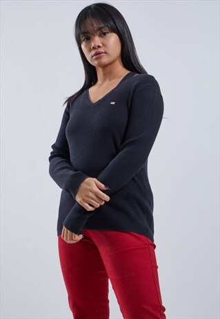 VINTAGE RALPH LAUREN V-NECK JUMPER