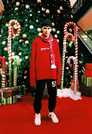 RARE Y2K RED RALPH LAUREN WOOL JUMPER