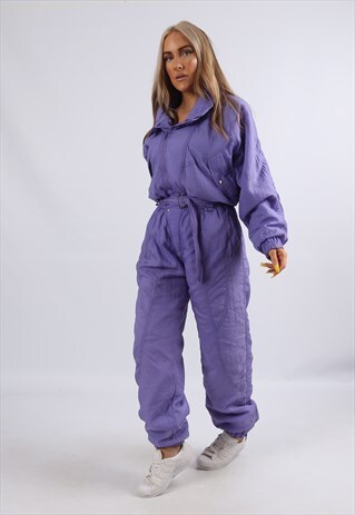 VINTAGE 90'S FULL SKI SUIT SNOW SPORTS UK 12 M (JJ1I)