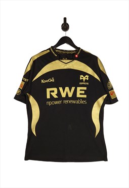 KooGa Ospreys Rugby Union Shirt Large Men's 2009 2010 